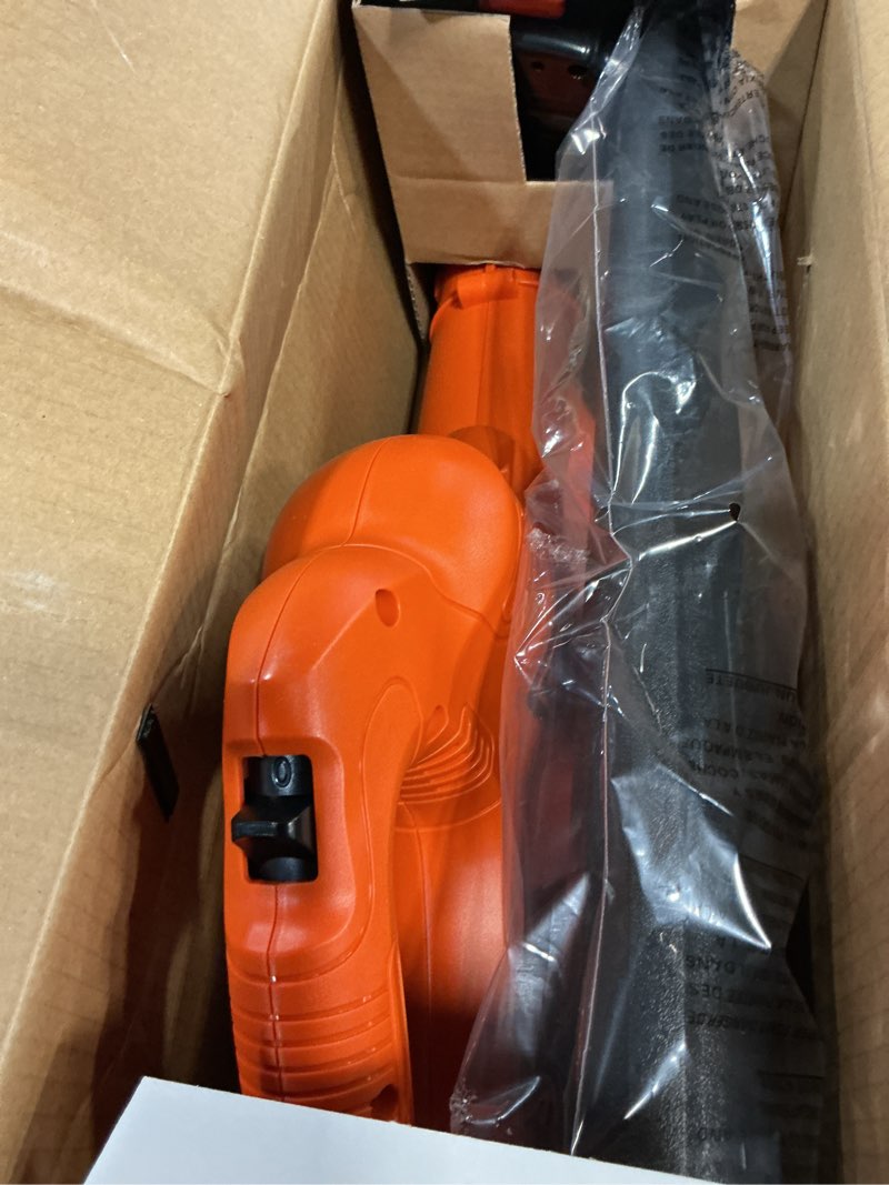 Condition photo showing Good Condition for black+decker cordless leaf blower with battery and charger 20v max, electric leaf blower 130 mph air speed, lightweight design (lsw221) 20v sweeper