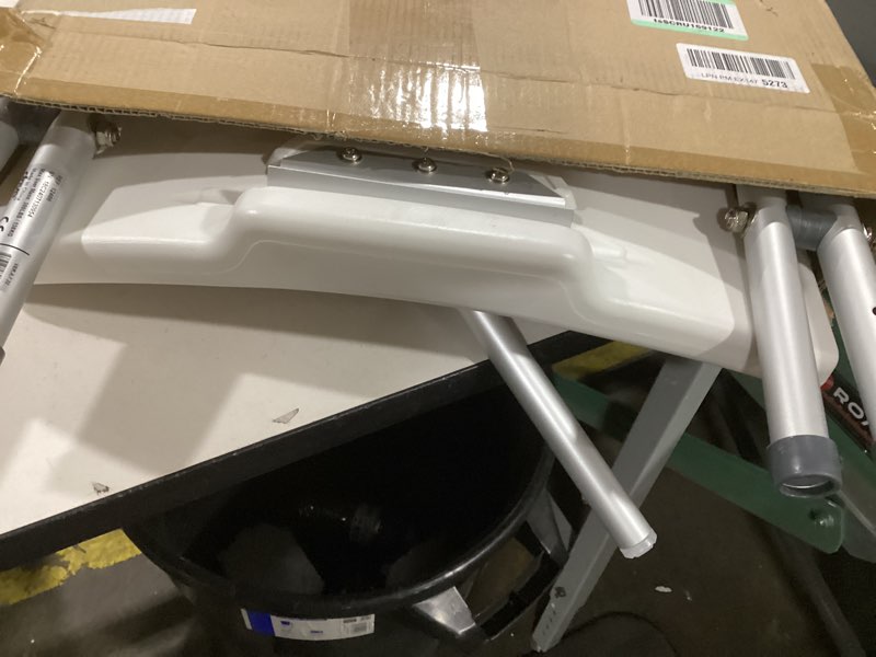 Drive Medical 12486 Folding Shower Chair, Bath Bench with Drainage Holes and In-Seat Handles, Suppor