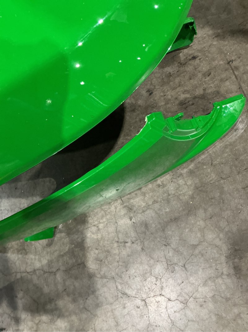 Condition photo showing As Is for kojem front upper tractor hood fits john deere x300 x300r x304 x305r x310 x320 x324 x340 x360 x500 x530 534 m152313 lawn mower