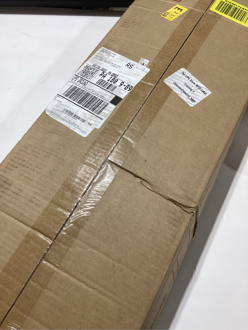 Condition photo showing New/Like New for 10x10 Pipe and Drape Stand Kit, Heavy Duty Backdrop Stand Adjustable, Sturdy Metal Back Drop Decoration Frame with Flat Base for Parties, Flower Wall, Wedding, Event,Trade Shows, Photo Shoot Silver 10ftx10ft