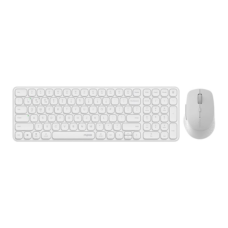 Rapoo 9360M Wireless Keyboard and Mouse Combo, Blade-Series E9310M 99-Key Ultra-Thin Keyboard and M3