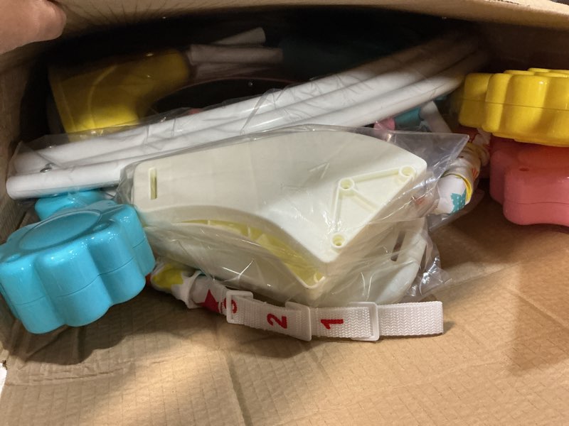 Condition photo showing Good Condition for dream on me zany 2-in-1 activity center and bouncer in star print