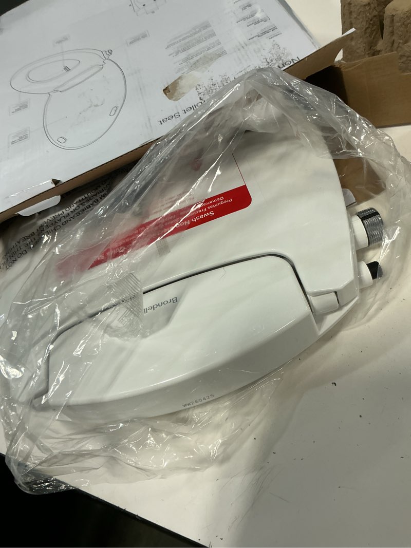 Condition photo showing Good Condition for brondell bidet toilet seat non-electric swash ecoseat, fits elongated toilets, white - dual nozzle system, ambient water temperature - bidet with easy installation