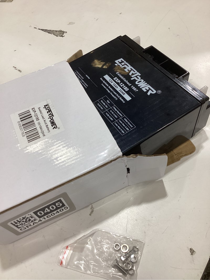 Condition photo showing Good Condition for expertpower exp12180 12v 18ah lead acid battery 1 pack