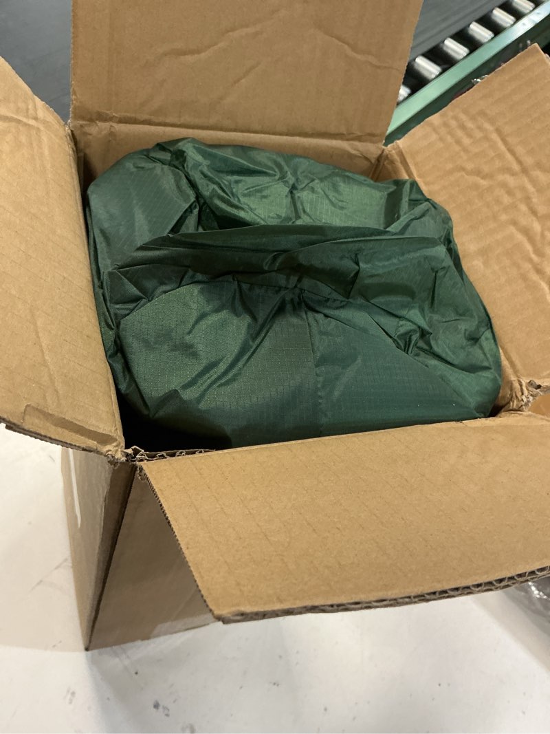 Condition photo showing New/Like New for 2-3 person backpacking tent with double door 2 vestibule, waterproof windproof lightweight easy set up 3 season 2 man two person tent for camping, hiking, motorcycle, mountaineering with upf 50+ green