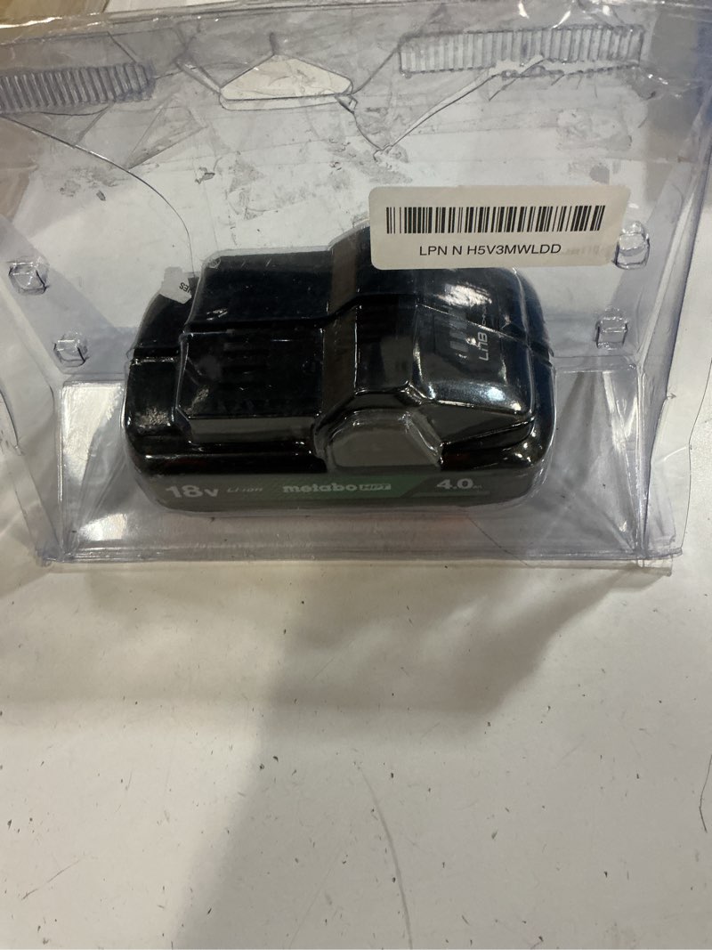 Condition photo showing New/Like New for metabo hpt 18v 4.0ah lithium ion battery, lightweight 1.3 lbs battery with fuel indicator, long-lasting power for 18v tools, 30% longer runtime, multiplex protection circuit, bsl1840m
