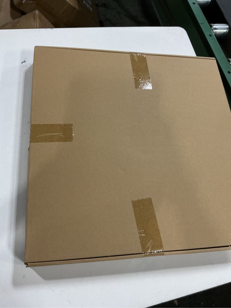 Condition photo showing New/Like New for Wall Clock Decorative Modern Minimalist Wall Clocks for Living Room Decor, 20 Inch Silent Non Ticking Battery Operated Rustic Big Clock with Walnut Dial for Bedroom, Kitchen, Farmhouse, Office Minimal Numberless 20 Inch