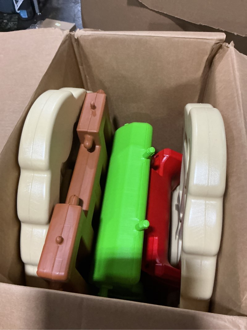 Condition photo showing Good Condition for little tikes hide and seek climber red/cream/green, 1 - 4 years