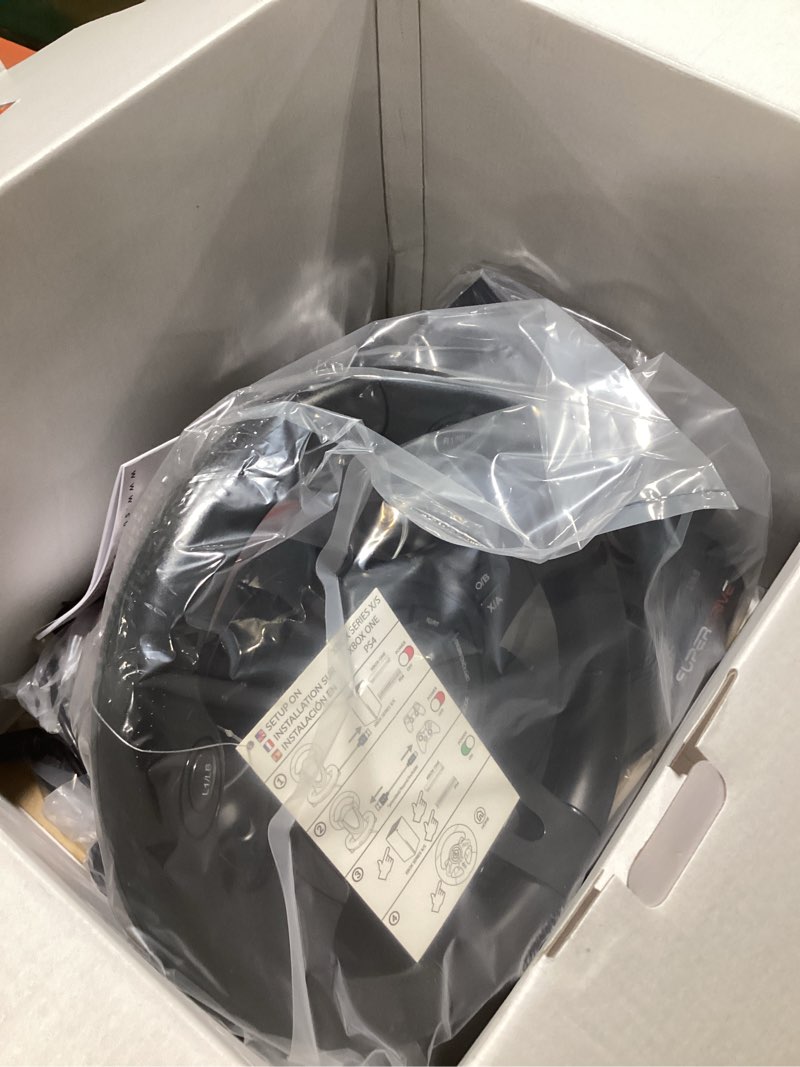 Condition photo showing Good Condition for subsonic - superdrive gs550 steering wheel - racing wheel with pedals, paddles, shifter, vibration - for switch 2, switch, xbox series x/s, ps4, xbox one, and pc