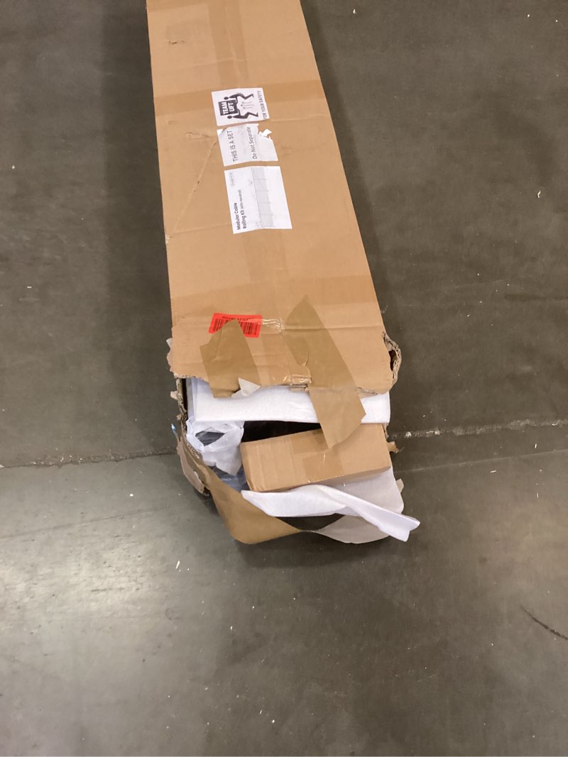 muzata 16-20ft modular black cable railing kit with handrail 36 inch 5 level post kit complete set c