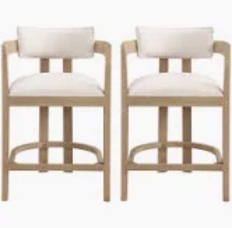 evesham 26" wood upholstered barstools