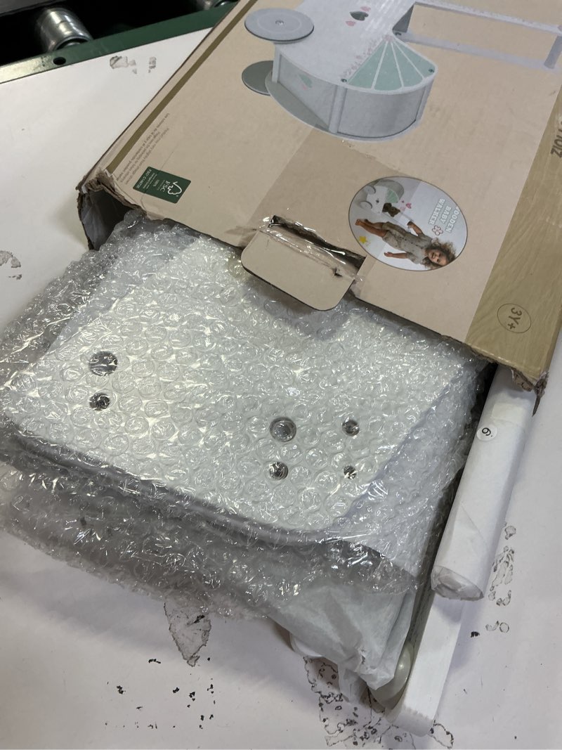 Condition photo showing Good Condition for Wooden Baby Push Walker for 1 Year Old and up, Toddler Shopping Cart Push Toys for Boys Girls White