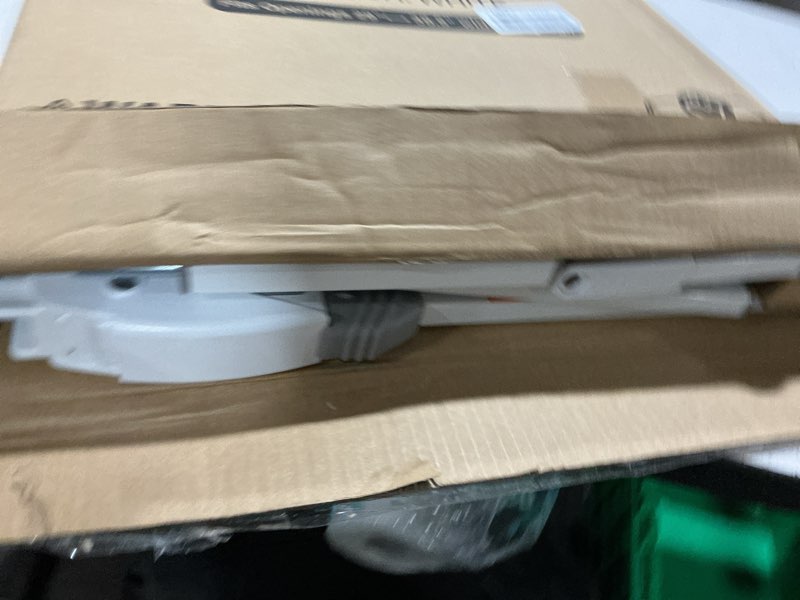 Condition photo showing As Is for Regalo Safety 38" Baby Gate for Doorways & Bottom of Stairs, Pressure Mount Design for Babies, Toddlers & Pets, Tested & Safe for 30 Years, American Designed, American Owned, White White 29-38.5"W x 30"H