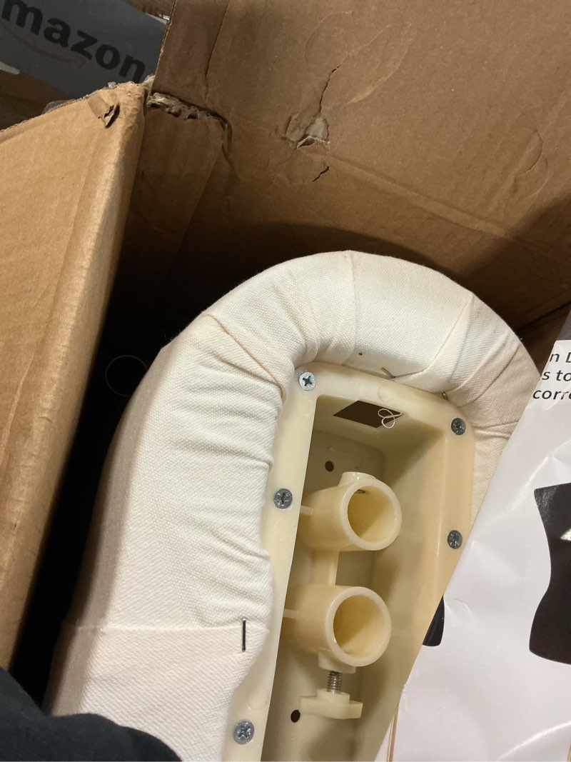 Condition photo showing As Is for Female Mannequin Torso Dress Form Manikin with Metal Bracket and Rectangular Base, 40.55-73.23 Inch Mannequin Body Height Adjustable for Sewing Dressmakers Clothes Jewelry Display, Black