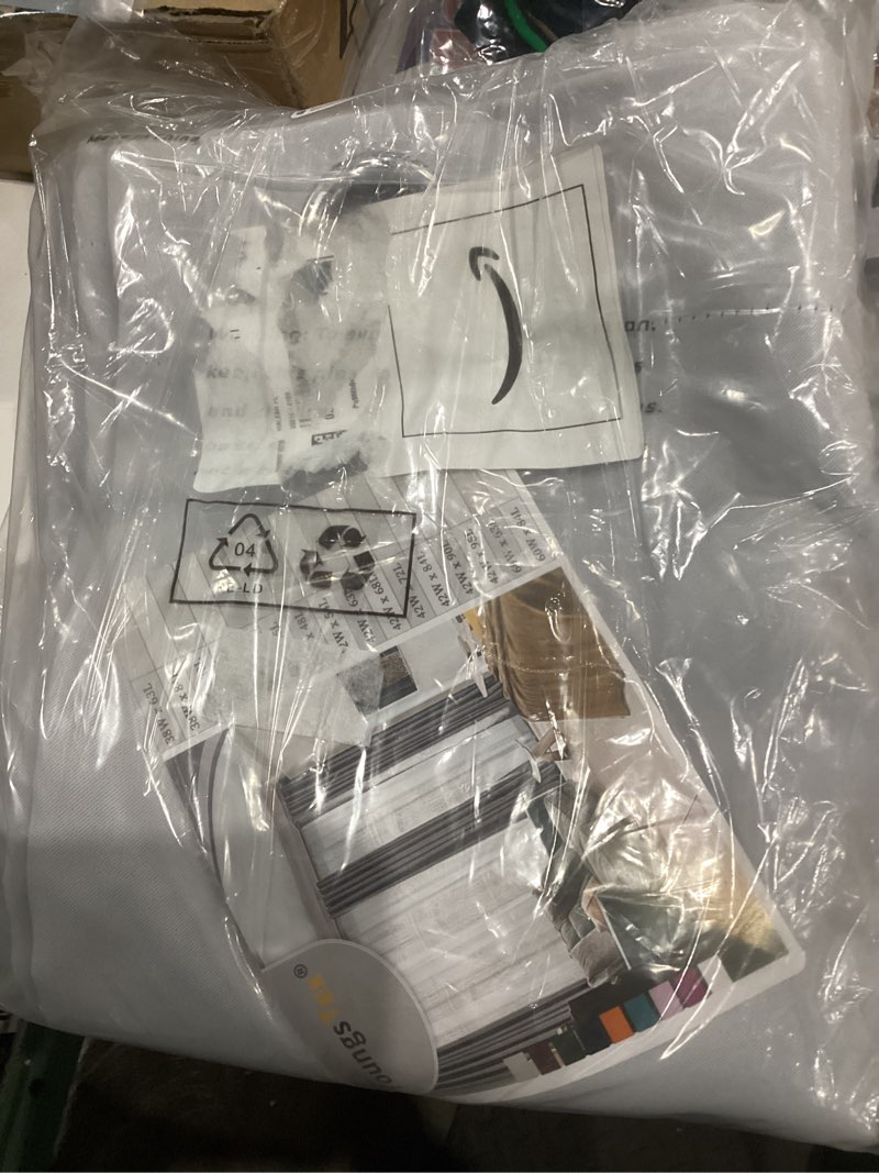 Condition photo showing Good Condition for YoungsTex 100% Blackout Curtains 54 Inch Length for Bedroom, Grommet Thermal Insulated Black Out Drapes with Layer Energy Saving for Living Room Window, Greyish White, 2 Panels, 42 X 54 Inch 42\"W x 54\"L (Pack of 2) Greyish White