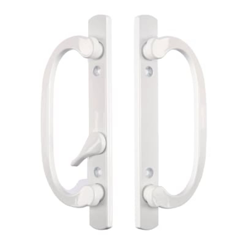 wright products 3.94-in surface mounted sliding patio door handleset
