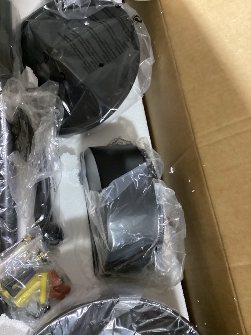 Condition photo showing Good Condition for zmishibo 84 inch large ceiling fan no light, 8 aluminum blades, 6-speed remote control, industrial ceiling fan without light, quiet dc motor, indoor/outdoor ceiling fans for patio, garage, shop, black black 84 inch