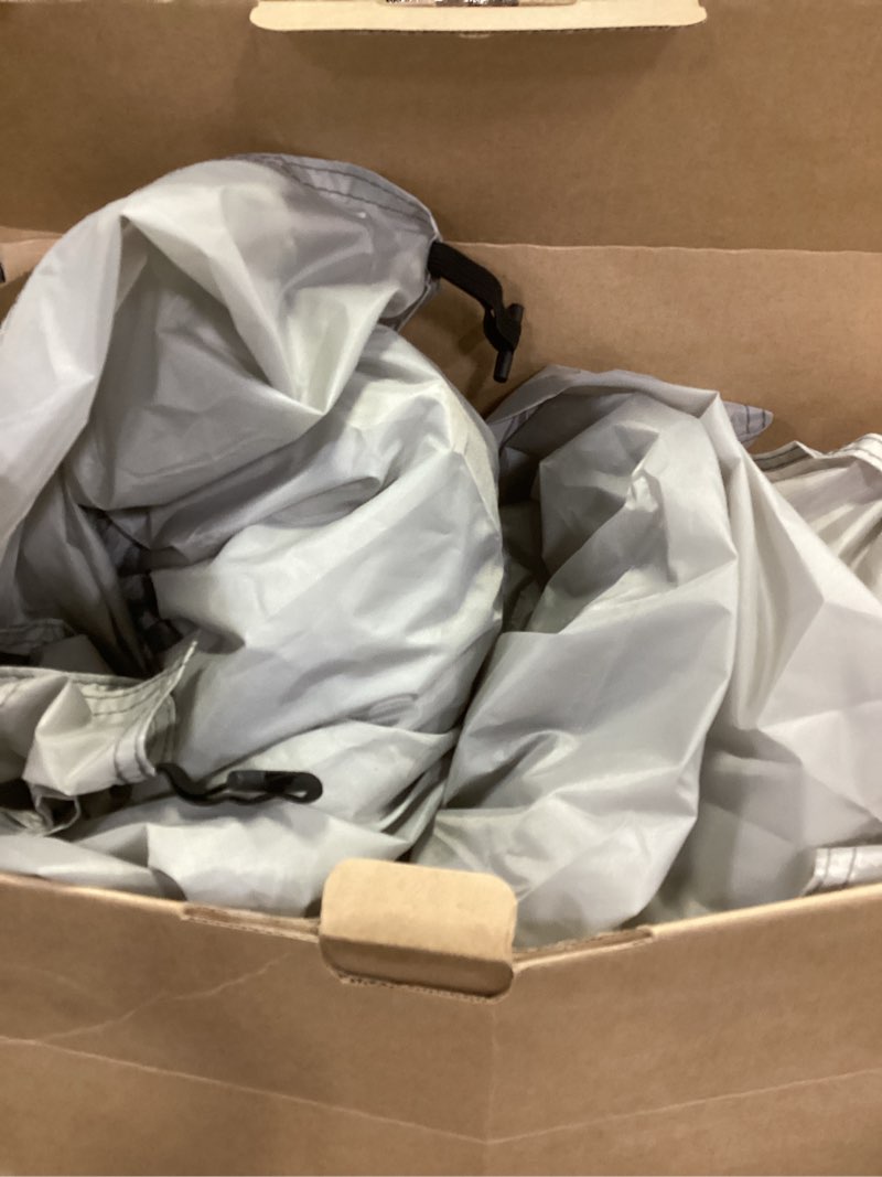 Condition photo showing As Is for 4 Person Blackout Camping Tent, Easy Setup Waterproof Family Dome Tent for Camping with Rainfly, Portable Double Layer Large Family Tent for Outdoor Camping&Hiking Black Out Dark Green