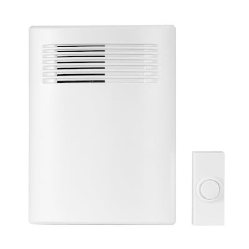 utilitech white wireless doorbell doorbell kit