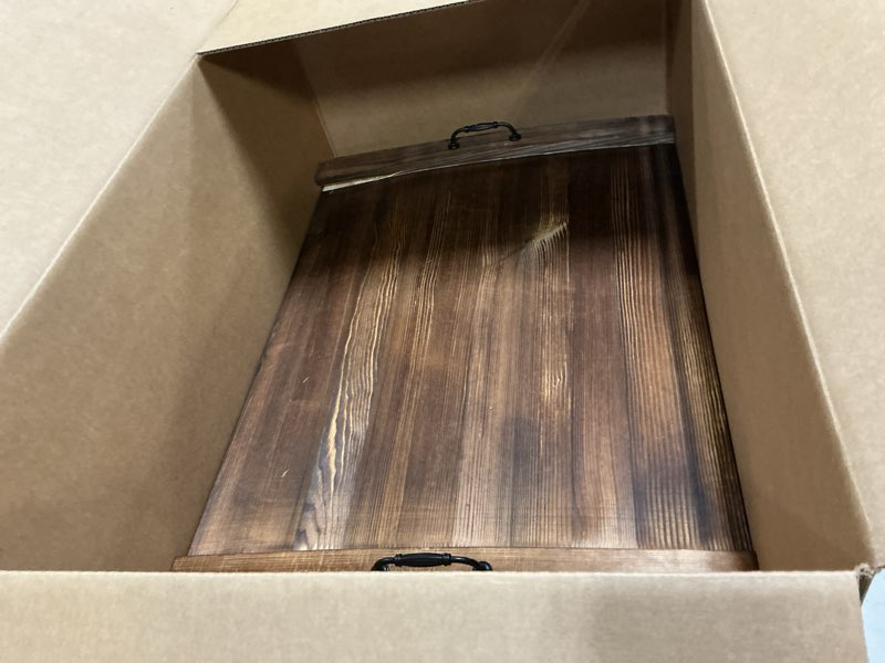 Condition photo showing Good Condition for Noodle Board Stove Cover with Handle Wooden Stove Top Cover Board 29.5x22" for Electric Gas Stove Burner, Glass Range Stovetop Cover