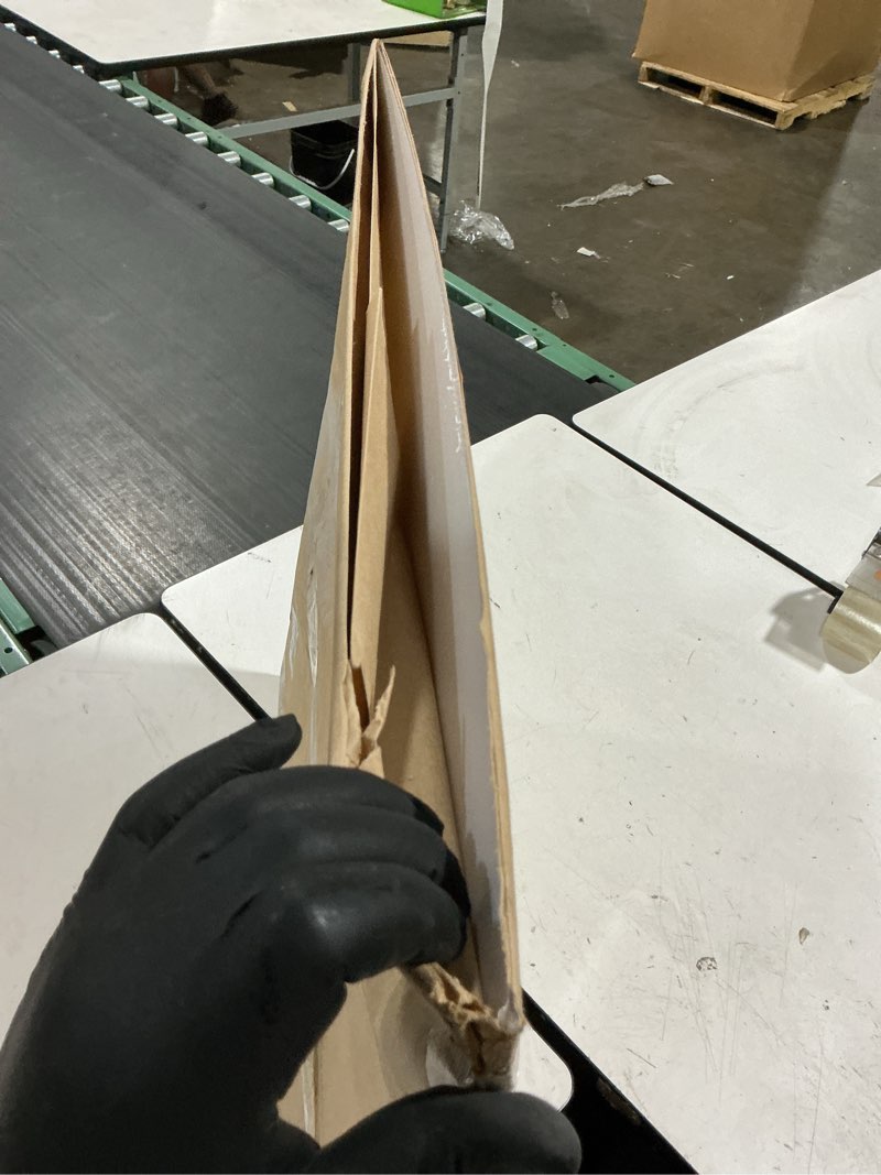 Condition photo showing As Is for falken design clear acrylic sheets - 28" x 28" x 1/12" - 1/12" thick plexiglass sheets for diy projects, picture frames, and sign displays - versatile, durable & shatterproof plastic sheet