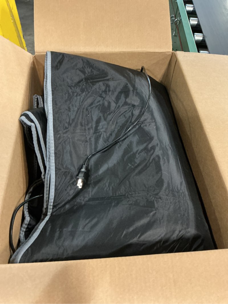 Condition photo showing As Is for (Similar) Heated Anti-Fatigue Floor Mat Under Desk - Heated Standing Mat Cushioned with Foot Warmer 17.7\"x30\",8 Levels Temp & 12H Timer, 1.2\" Thick Comfort Foam Heating Pad for Kitchen,Office,Home,Durable Black 30\"L x 17.7\"W x 1.2\"Th 1