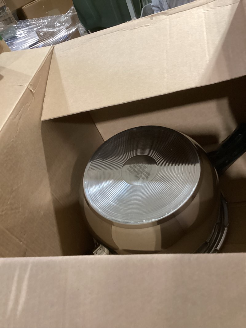 Condition photo showing Good Condition for stainless steel pressure cooker 10 quart, induction stove top pressure cooker with pressure indicator safeguard devices, compatible with gas & induction cooker 10.6 quarts