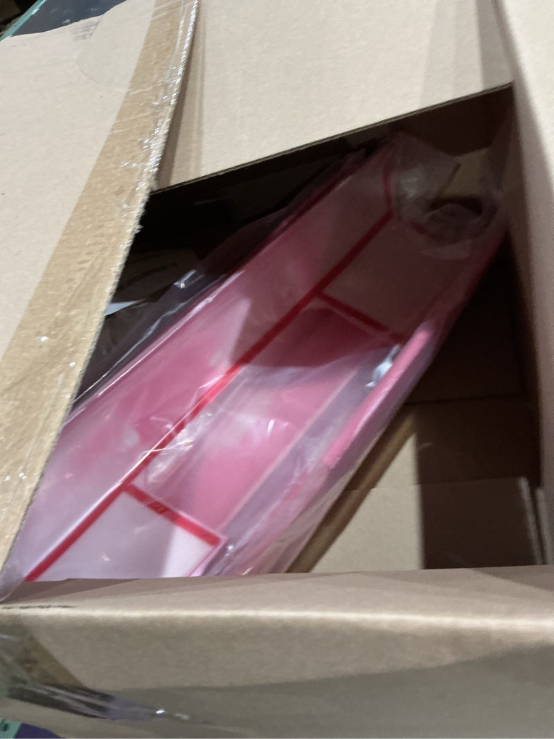 Condition photo showing As Is for barong for tesla cybertruck accessoriess interior stickers car rear row ac vent air outlet cover trim frame decal pink