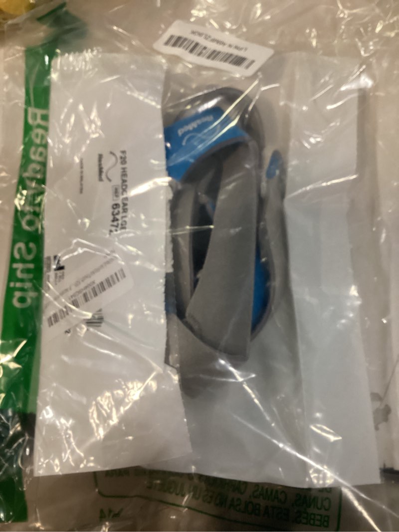 Condition photo showing New/Like New for ResMed AirFit/AirTouch F20 Headgear - Replacement CPAP Headgear - Frame System & Full Face Cushion Not Included - Premium CPAP Accessories - Large, Blue Large Blue
