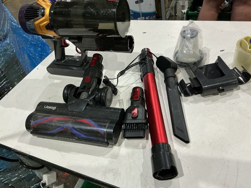 Condition photo showing As Is for cordless vacuum cleaner, upgraded 55kpa 650w 70mins stick vacuum with hurricane mode, self-standing, touch screen, 1.8l dust cup, anti-tangle wireless vacumm, vacuum cleaners for home/pet hair/carpets