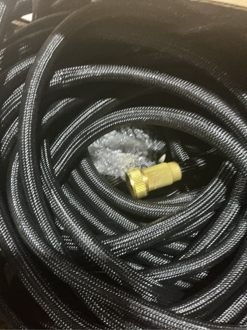 Condition photo showing Good Condition for specilite 5/8" hot/cold garden water hose 200 ft, -50?-158?, black black 5/8in x 200ft