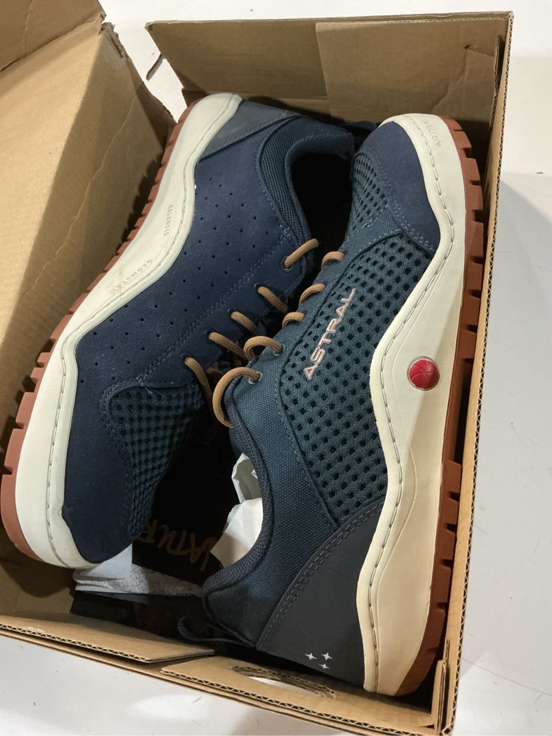 Condition photo showing New/Like New for astral techyak trail shoes - men's & women's minimalist, lightweight outdoor sneaker for hiking & everyday wear (size:10.5 ))
