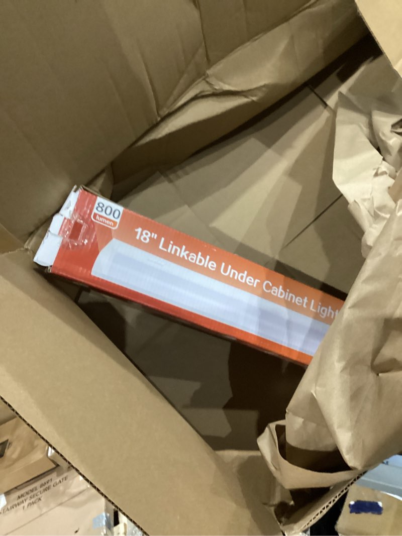 Condition photo showing Good Condition for ALUSSO LIGHTING® 18 Inch LED Under Cabinet Lighting Hardwired, 5CCT Color Selectable 2700K-5000K Dimmable 10W 800LM High Brightness, CRI 90 Strip Linkable Under Counter Lights for Kitchen, 1 Pack 18 Inch Hardwired 1 Pack