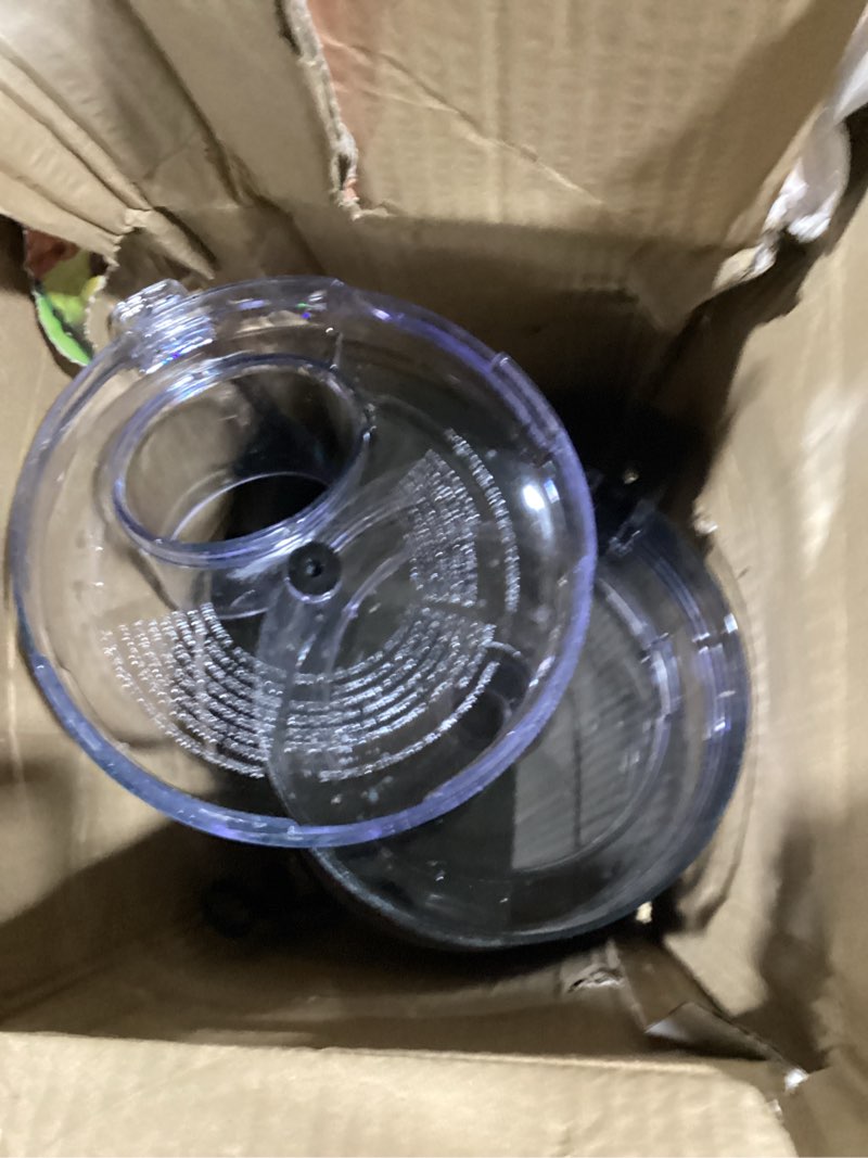 Condition photo showing As Is for BLACK+DECKER 3-in-1 Easy Assembly 8-Cup Food Processor, Stainless Steel S-Blade, Easy-Clean, Touchpad Controls Black Large Processor