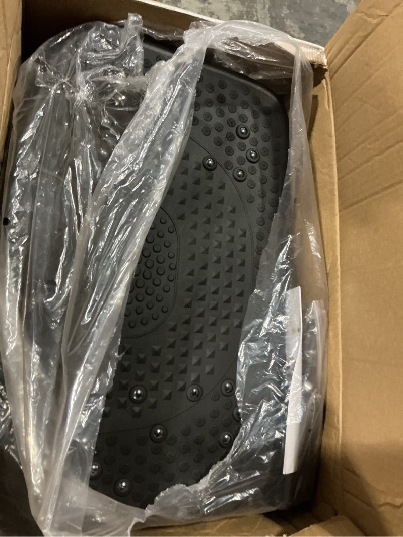 Condition photo showing Good Condition for softgym vibration plate exercise machine for lymphatic drainage,power vibrate stand shake board 450 lbs capacity whole body workout waver with fitness resistance bands weight loss gifts for women men slim- black
