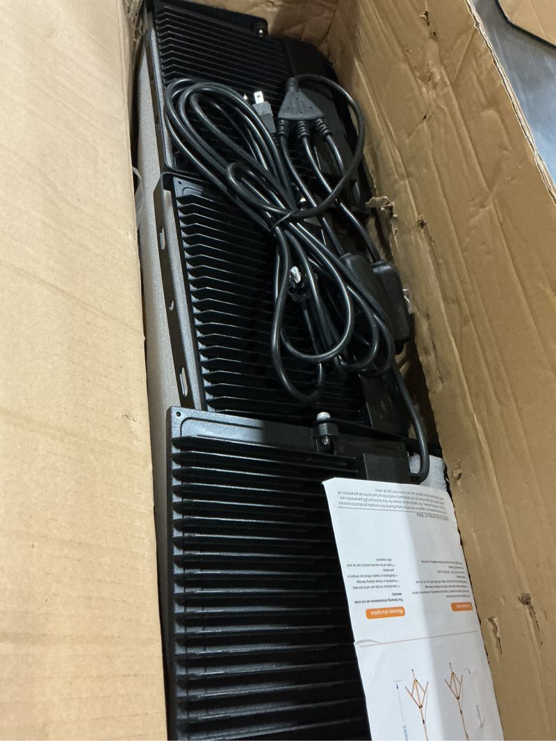 Condition photo showing New/Like New for 54000 lumen work lights with stand led triod light 3 adjustable head with 16ft cord - ip67 waterproof led work lights with stand for outdoor indoor job site workshop garage construction site lighting 54000lm with stand+handle