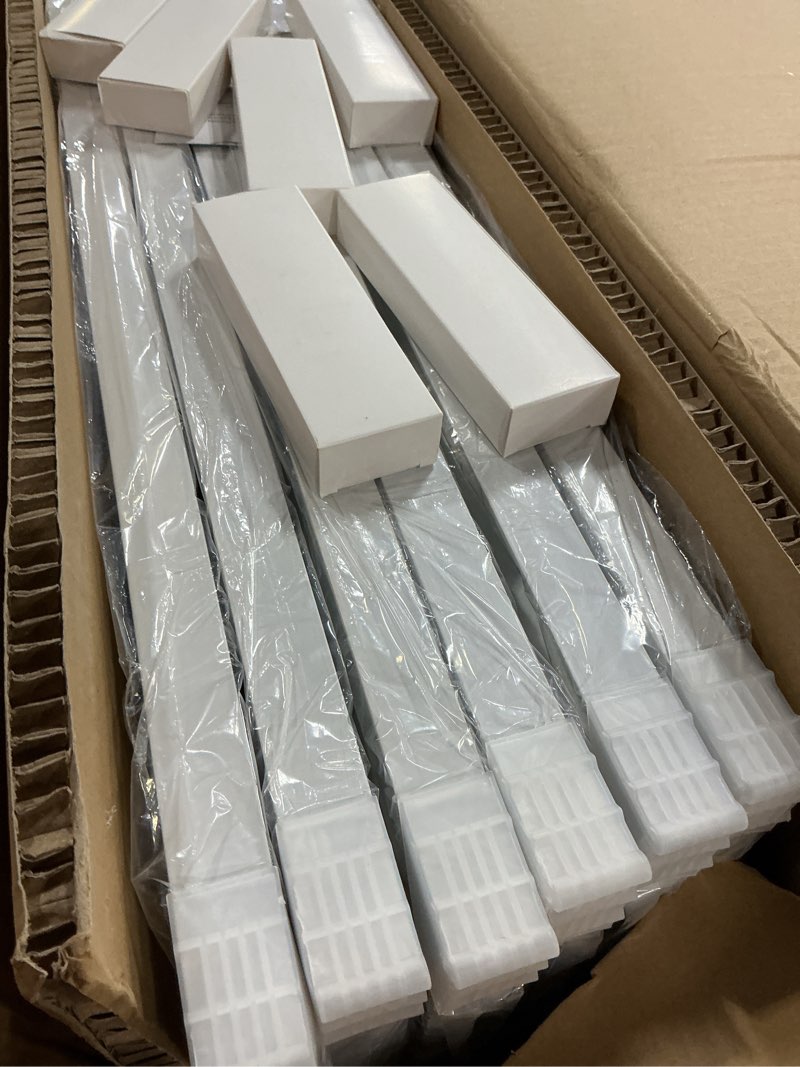 Condition photo showing New/Like New for 6pack 1x4 led flat panel light surface mount, 3000/4000/5000k selectable & triac dimmable?5500lm 50w flat panel light, input ac 120v, 1x4 led lights fixture for garage/kitchen/office-white