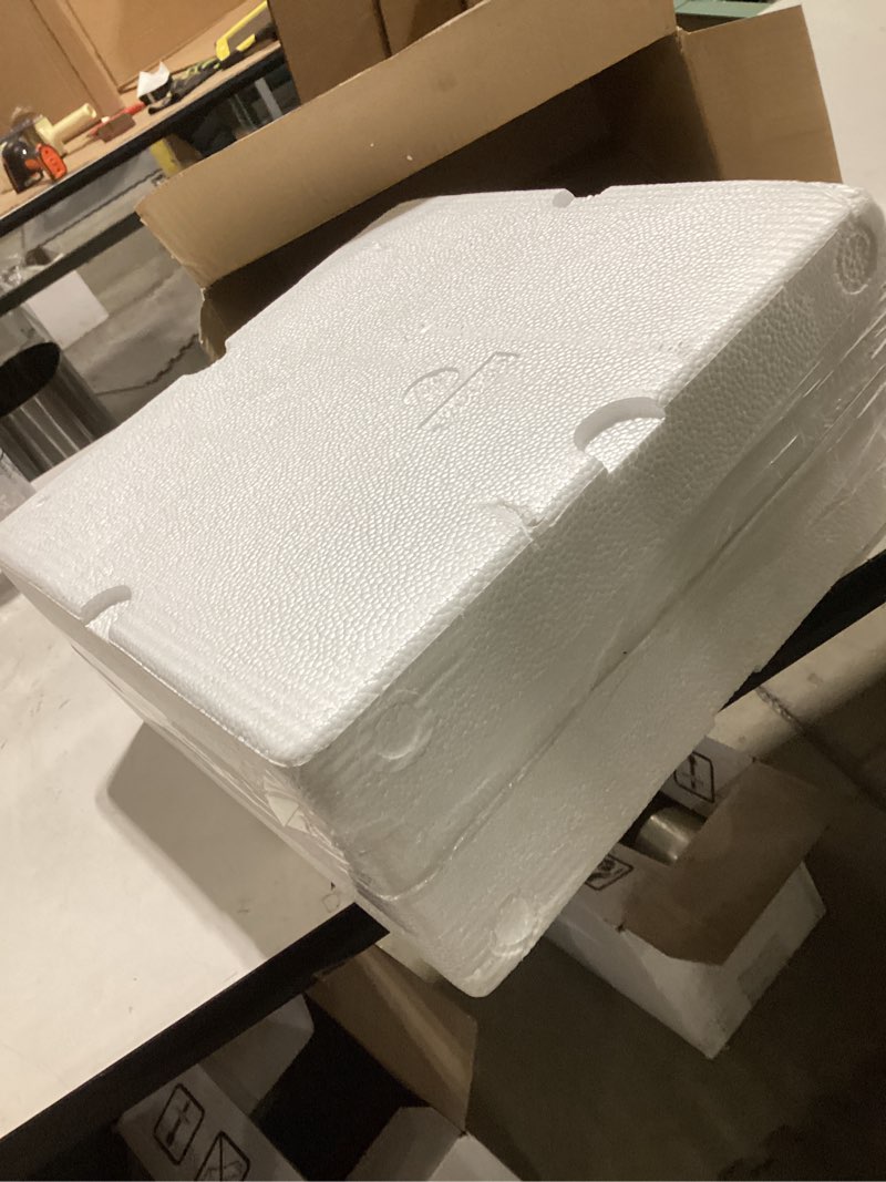 Condition photo showing New/Like New for GLOBE Electric 65917 2-Light Flush Mount Ceiling Light, Dark Bronze, Dark-Wood Finish Accents, 5 Seeded Glass Panes, Bedroom Lighting Fixtures Ceiling, Lighting for Hallway or Dining Room Dark Bronze, Dark Wood