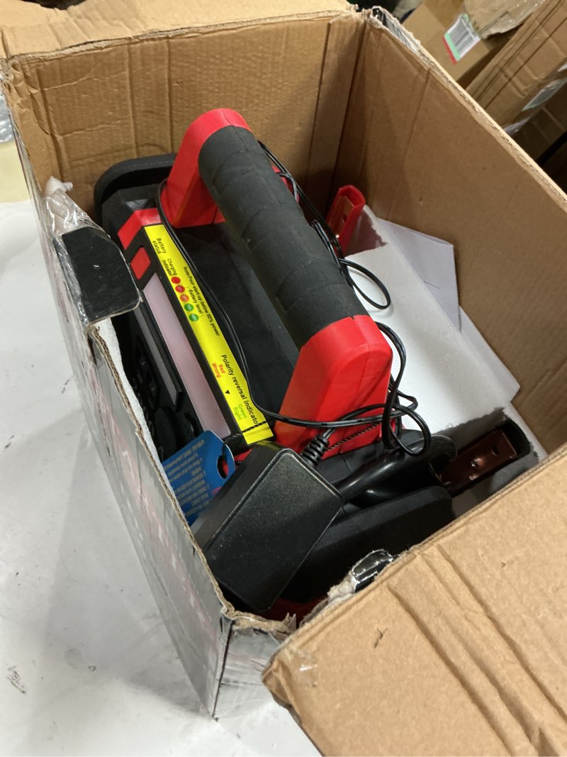 Condition photo showing Good Condition for jump starter with air compressor,2000a car battery jumper starter 260 psi tire inflator,6 in 1 auto lead-acid battery booster jump starter for up to 10.0l gas or 8.0l diesel with led light black-2000a
