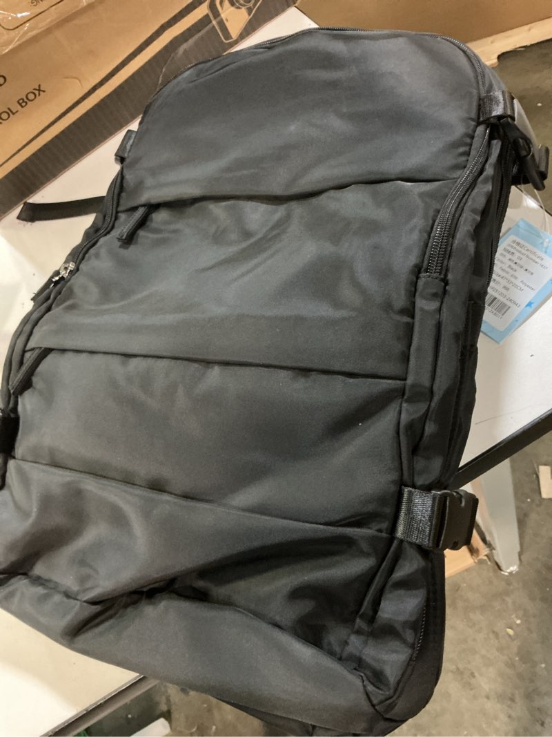 Condition photo showing New/Like New for vgcub vacuum backpack travel with electric pump vacpack system storage compression carry on laptop work business waterproof college bags casual daypack backpacks for women men black b15-black with electric pump x-large