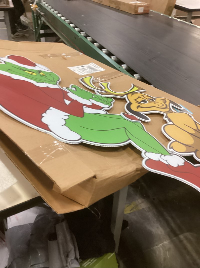 Condition photo showing Good Condition for Silly Mischivieous Christmas Character Stealing Lights (Double Sided)