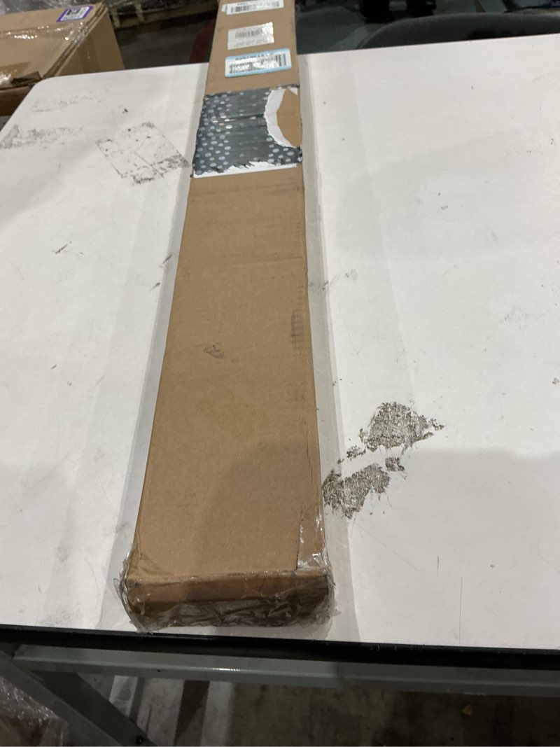 Condition photo showing New/Like New for lazblinds no tools no drill 1" vinyl mini blinds, cordless blinds for windows, light filtering horizontal window blinds & shades, 33 1/2" w x 48" h, white cordless-white 33 1/2" w × 48" h