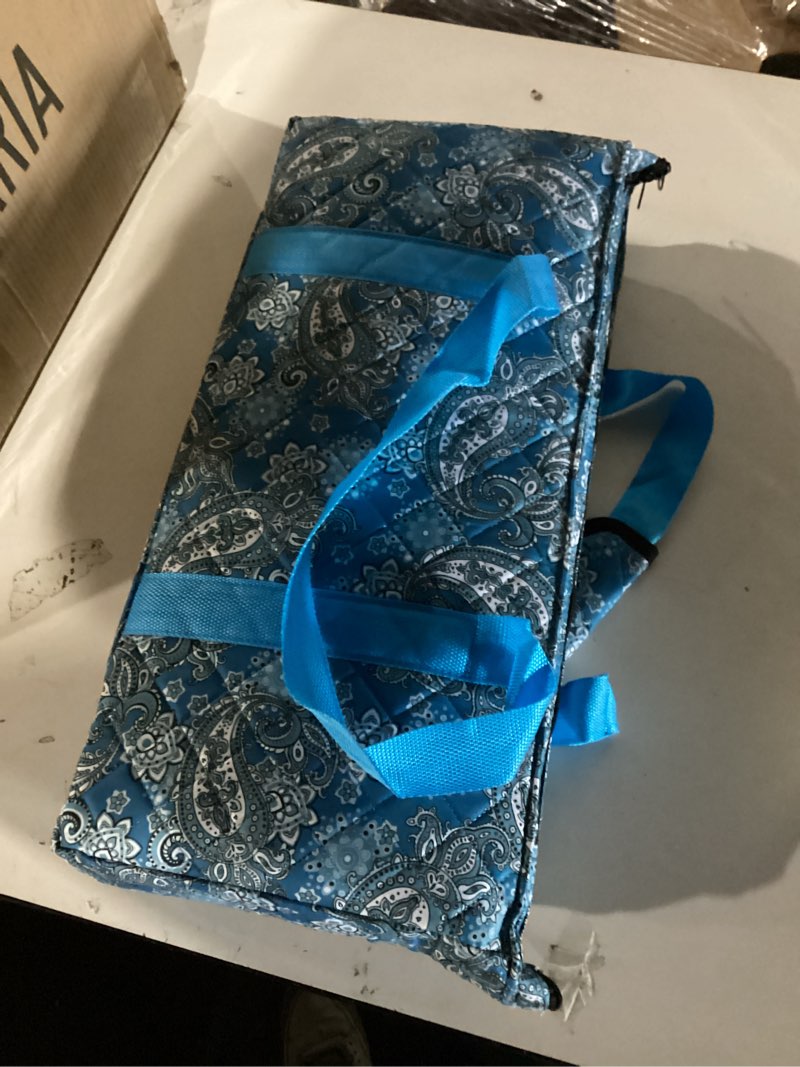 Condition photo showing Good Condition for kyerlish american mahjong tile set with blue printed carrying bag, 166 premium tiles, 4 all-in-one color racks/pushers, mah jongg sets, mahjong game set for travel, christmas, birthday gifts blue?blue tiles?