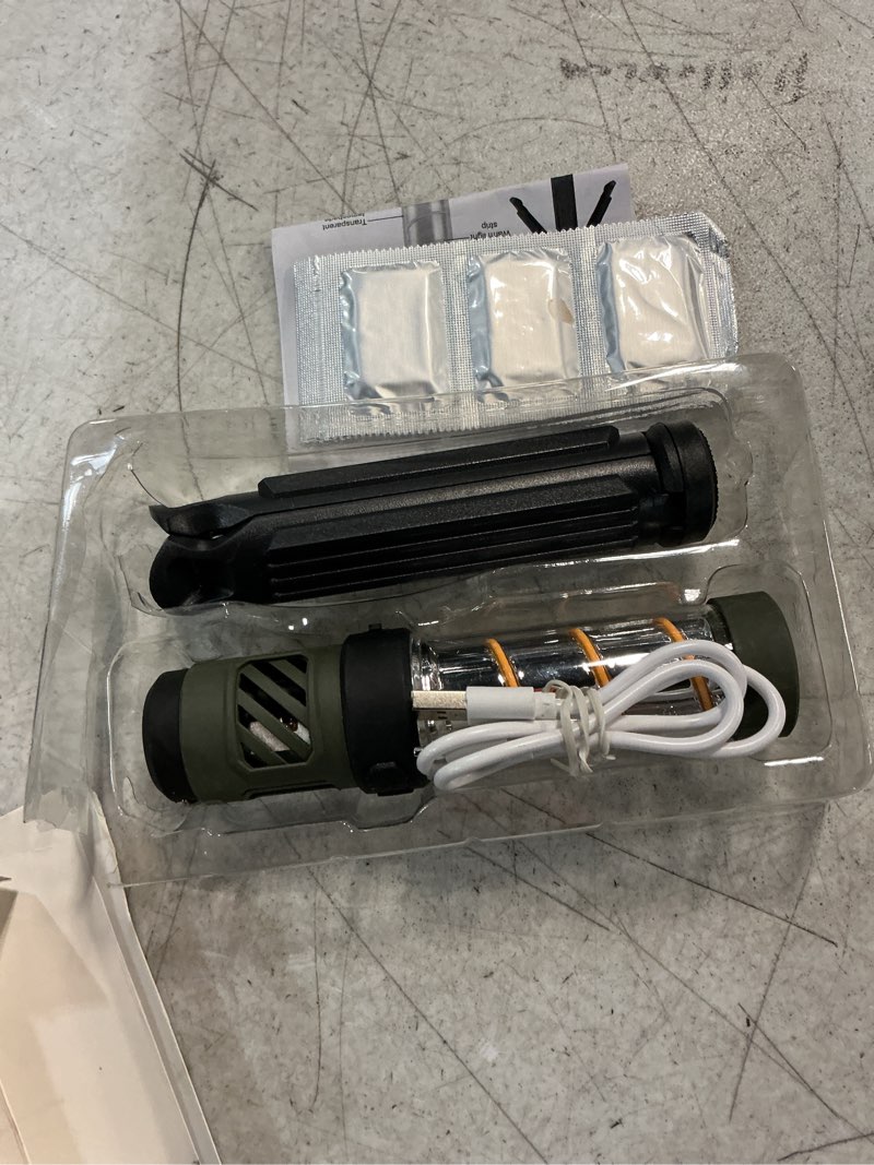 Condition photo showing Good Condition for mozz shield mosquito repellent outdoor lantern flashlight usb-c rechargeable camping light with citronella mats magnetic base tripod waterproof for patio yard travel emergency use