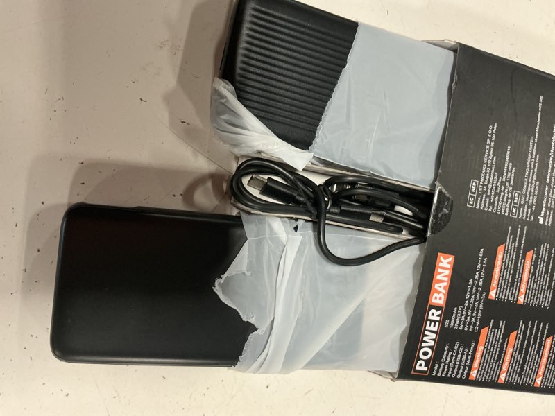 Condition photo showing Good Condition for 2-pack portable charger, 10000mah 22.5w slim usb c power bank fast charging with 2 outputs & 2 inputs, digital display battery pack compatible with iphone samsung ipad tablets, black & black