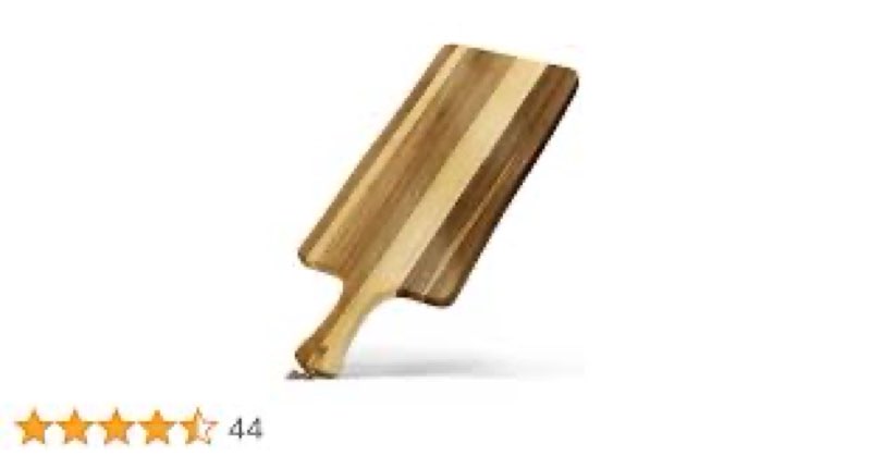 (Unknown measures)Wooden Cutting Board with Handle - 24x10 in, Extra Large Charcuterie Boards - Acacia Cutting Board, Wooden Chopping Boards - Cutting Boards Large, Wood Boards for Food, - Large Wooden Cutting Board