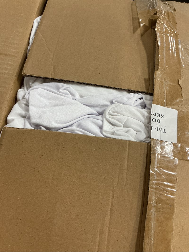 Condition photo showing Good Condition for hainarvers stretch spandex folding chair covers 30pcs universal fitted chair cover protector for wedding,party, banquet, holidays, celebration, decoration(white, 30 pcs) white 30pcs