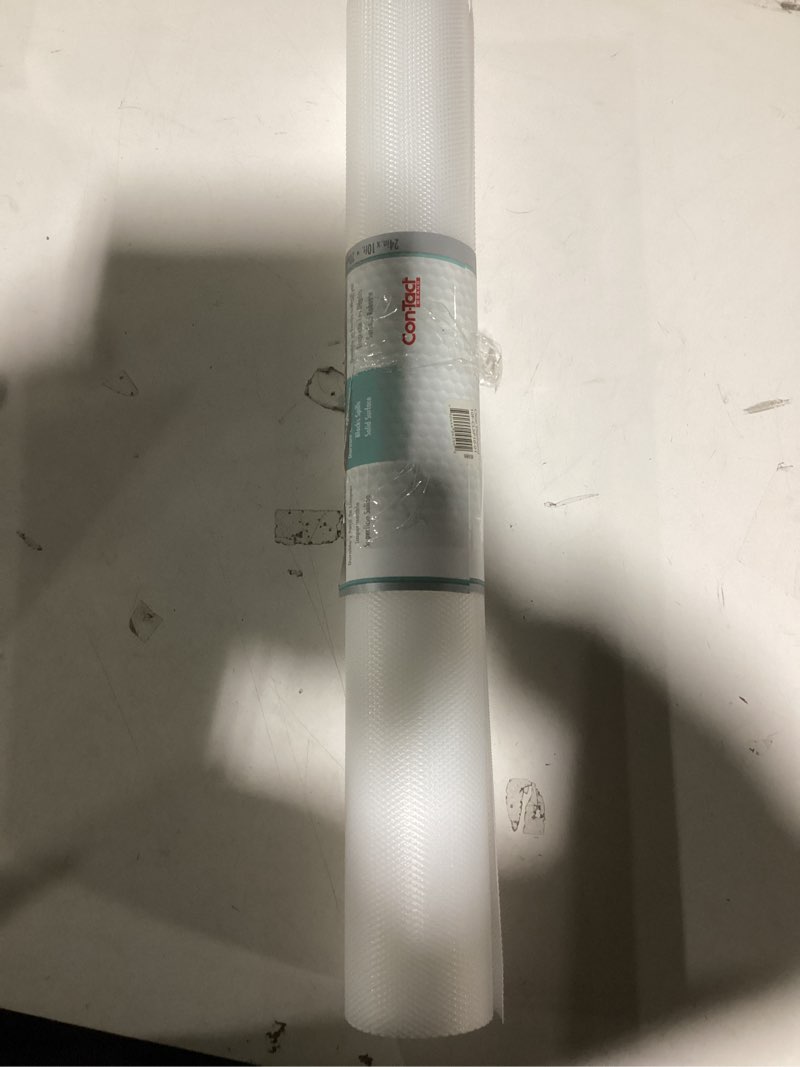 Condition photo showing New/Like New for Con-Tact Brand Duraliner Shelf Liner - Non-Adhesive Multi-Use Drawer Liner | Versatile Protection & Organization | Vinyl, Waterproof | 24" x 10' Diamond Clear 24"W x 120"L Diamond Clear