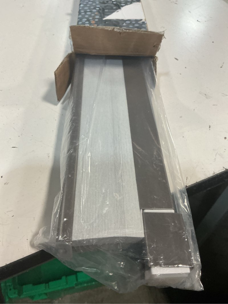 Condition photo showing Good Condition for lazblinds cordless cellular shades, no tools no drill blackout honeycomb shades pleated blinds for windows, 43" w x 64" h, dark coffee blackout-dark coffee 43'' w x 64'' h