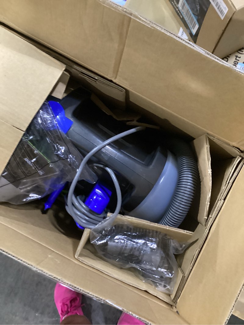 Condition photo showing Good Condition for BISSELL Little Green Pet Deluxe Portable Carpet Cleaner and Car/Auto Detailer, 3353, Gray/Blue Little Green Deluxe